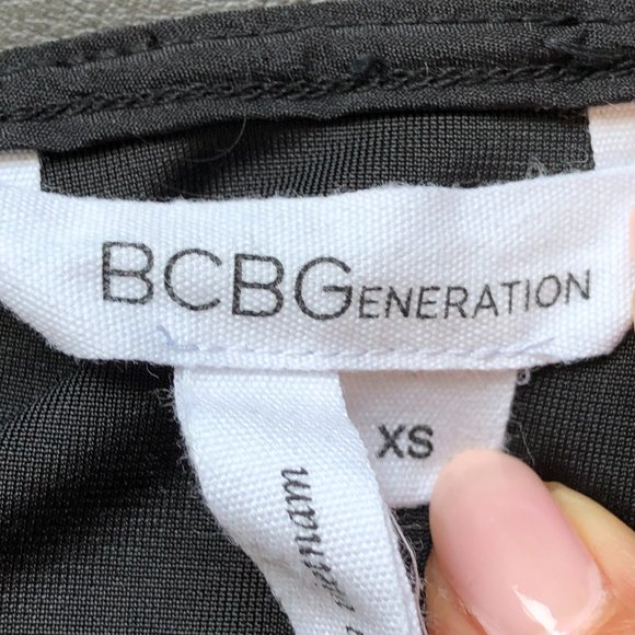 BCBGeneration Velvet Witchy Mesh Polka Dot & Open Back Dress Fairy Grunge Goth - Picture 10 of 12